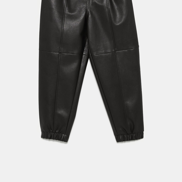 Zara Pants & Jumpsuits Zara Faux Leather Pants Poshmark